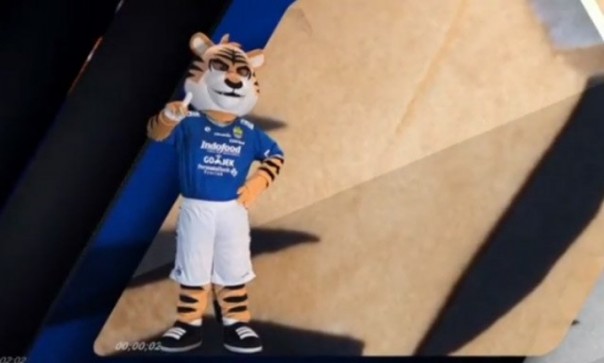 Prabu, maskot baru tim Persib Bandung di Liga 1 musim 2019