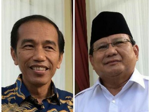 Dua Capres, Joko Widodo dan Prabowo Subianto.