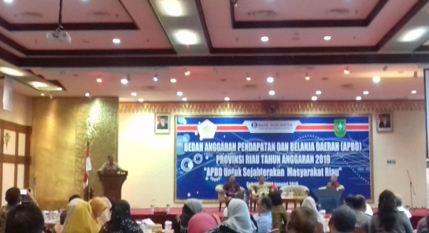 Seminar Bedah APBD Riau Tahun Anggaran 2019