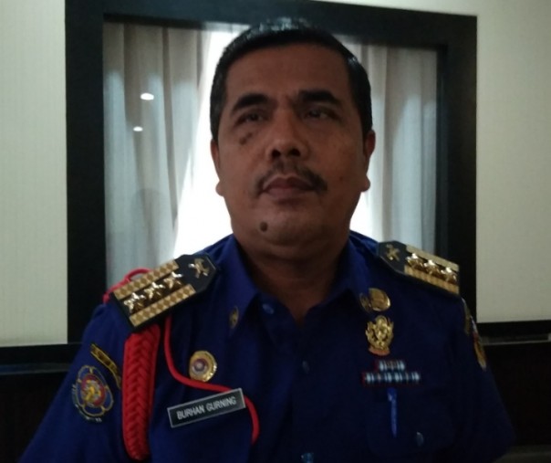 Kepala Dinas Pemadam Kebakaran dan Penyelamatan Kota Pekanbaru Burhan Gurning. Foto: Surya/Riau1.