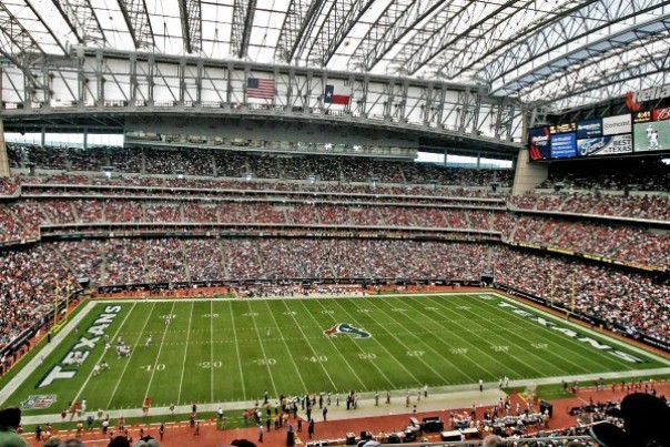 Ilustrasi markas tim Football Houston Texans AS. 