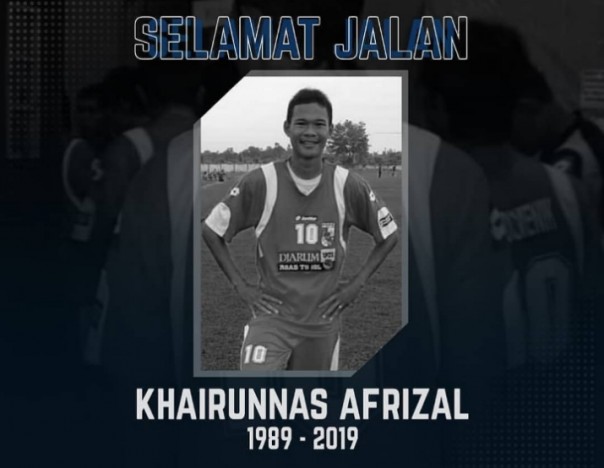 Mantan striker PSPS Pekanbaru, Khairunnas Afrizal meninggal dunia (foto: Instagram @pspsriau)