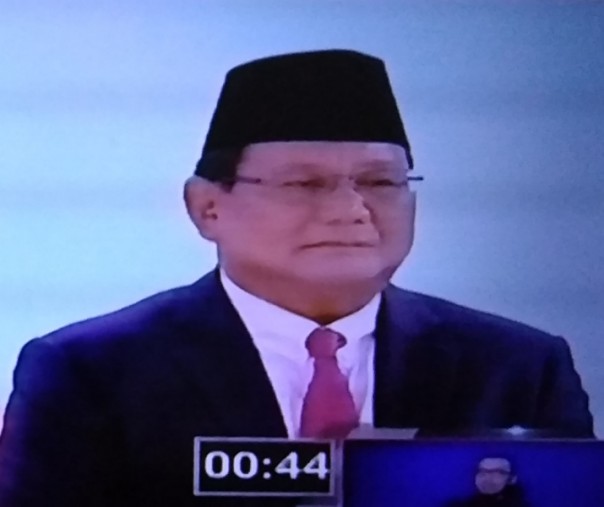 Calon presiden nomor urut 02, Prabowo Subianto. Foto: Riau1.