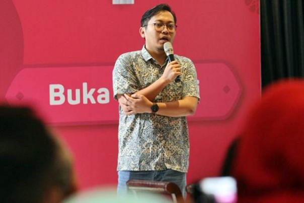 Salah satu pendiri Unicorn Indonesia, CEO Bukalapak Achmad Zaky. 