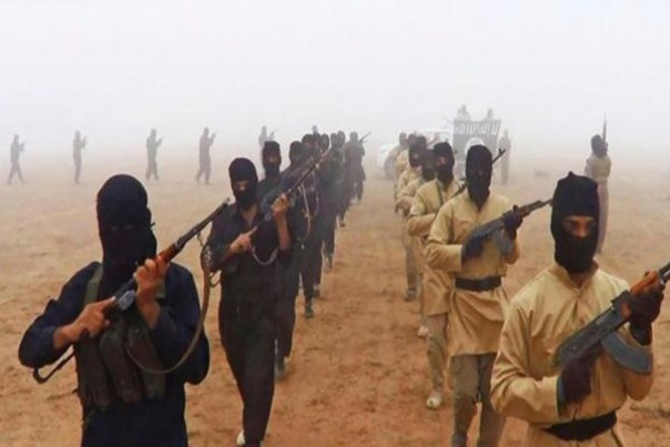 Ilustrasi pasukan ISIS di Suriah.