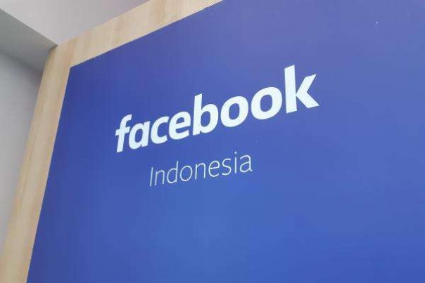Ilustrasi logo Facebook Indonesia. 