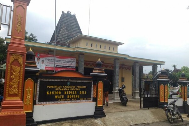 Ini Kantor Desa Watubonang, Kecamatan Badegan, Kabupaten Ponorogo. 