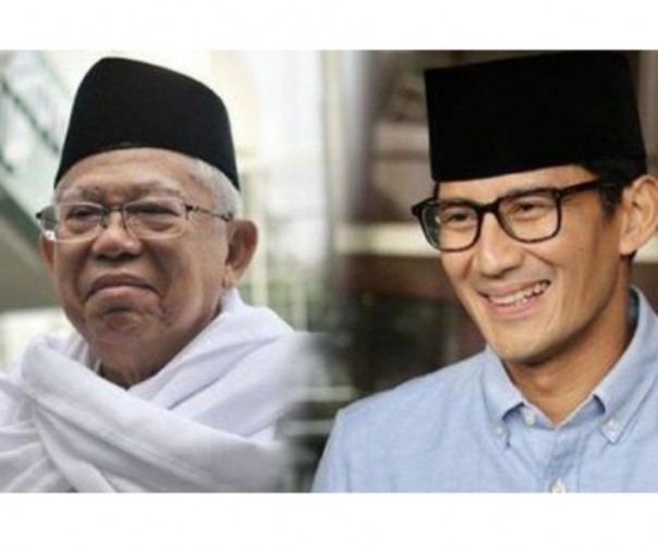 Ma'ruf Amin dan Sandiaga Uno (Int)