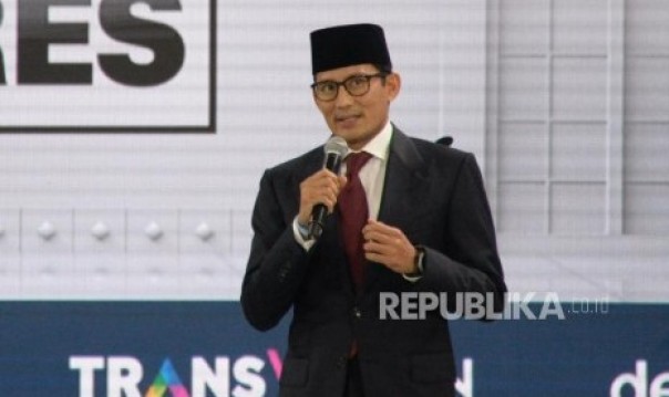 Cawapres Sandiaga Salahuddin Uno. 