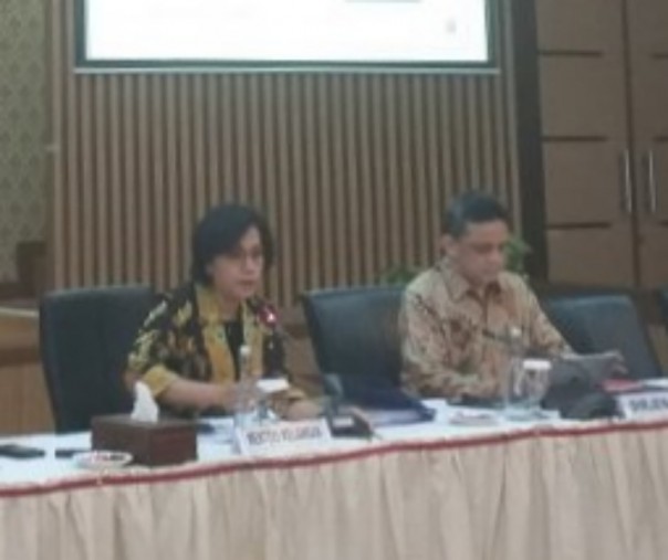 Menteri Keuangan Sri Mulyani Indrawati memberikan keterangan kepada pers di Jakarta, Selasa (19/3/2019). Foto: Antara.