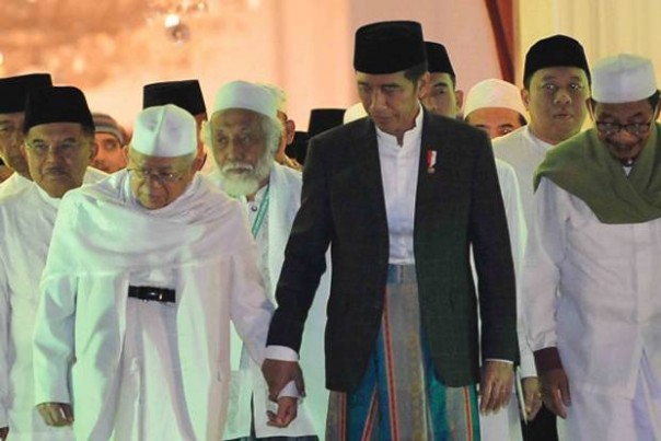 Ma'ruf Amin dan Jokowi. 