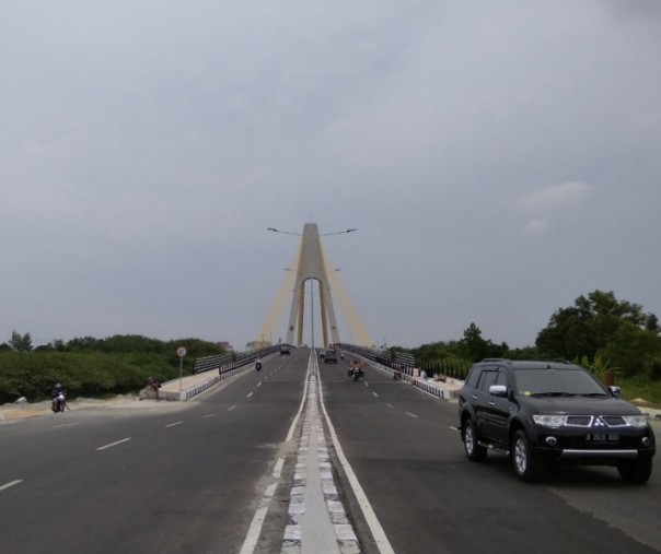 Jalan baru dari arah Jembatan Siak IV ke Kecamatan Rumbai. Foto: Surya/Riau1.