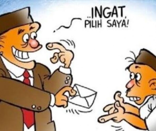 Ilustrasi politik uang.