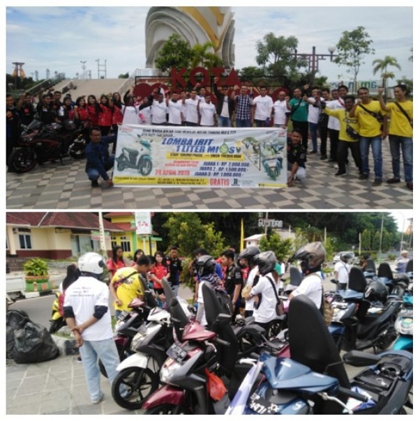 Event lomba irit bahan bakar Yamaha Mio S yang ditaja Alfa Scorpii dengan menempuh perjalanan dari Kota Tanjung Pinang ke Bintan