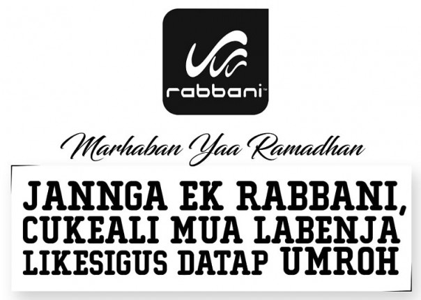 Gaya promosi Rabbani di bulan Ramadhan 1440 Hijriah