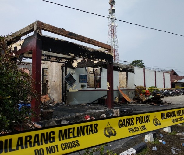 Kondisi Rutan Siak, usai terbakar (Riau1)