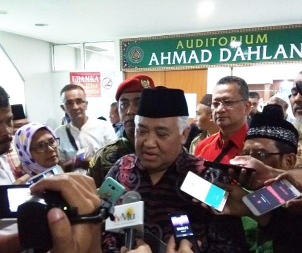 Tokoh Muhammadiyah Din Syamsuddin. Foto: Antara.