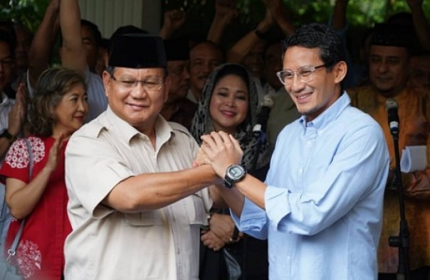 Capres-Cawapres nomor urut 02, Prabowo Subianto dan Sandiaga Salahuddin Uno