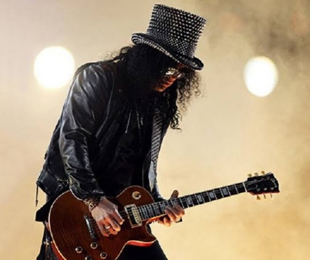 Gitaris band legendaris Guns N Roses, Slash (Foto: Istimewa/id.bookmushow.com)