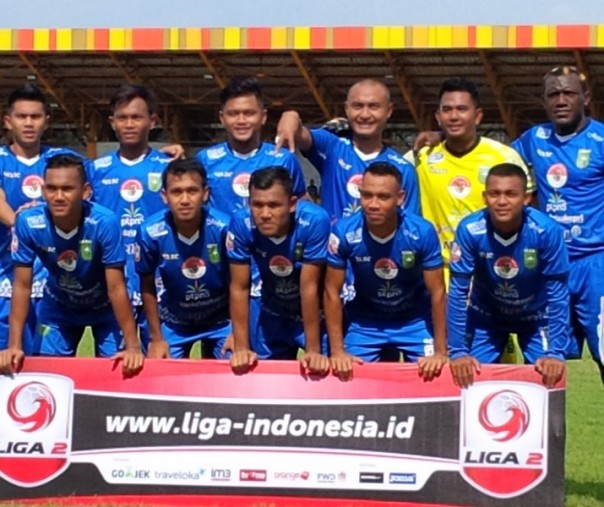 Skuad PSPS Riau musim 2018 (Foto: Zar/Riau1.com) 