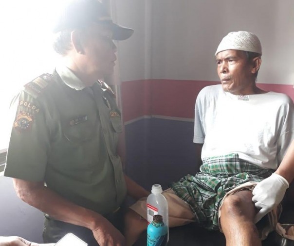 Korban serangan buaya (Foto: Istimewa/BBKSDA Riau)