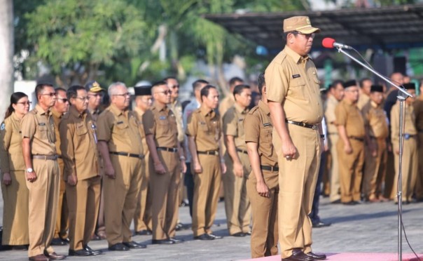 Apel Senin PNS dan Non PNS Dilingkungan Pemkab Meranti