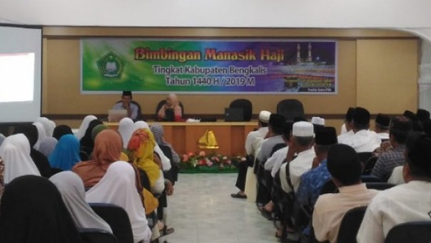 Ratusan JCH Bengkalis mengikuti manasik haji