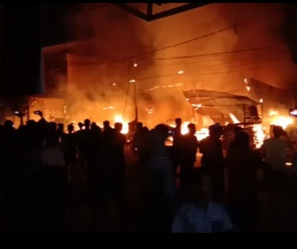 Kabakaran di Jalan Delima Pekanbaru