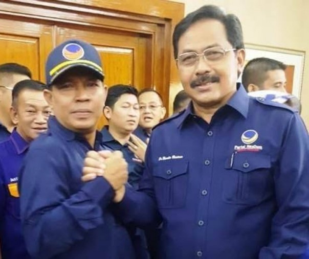 Gubernur Kepulauan Riau, Nurdin Basirun saat mengenakan baju partai Nasdem (Foto: Istimewa/Internet)