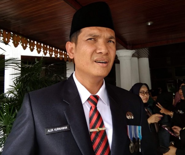 Alek Kurniawan usai dilantik menjadi Sekretaris DPRD Kota Pekanbaru pada 25 Januari 2019. Foto: Surya/Riau1.