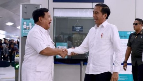 Prabowo Subianto bertemu Jokowi
