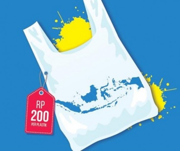 Ilustrasi cukai kantong plastik. Foto: Detik.com.