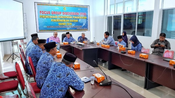 Bappeda Meranti Gelar FGD, Gesa Percepatan Peningkatan Ekonomi Daerah