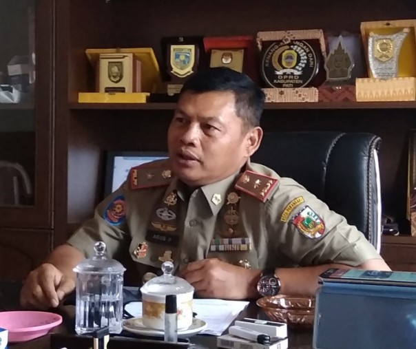 Kasatpol PP Pekanbaru Agus Pramono. Foto: Surya/Riau1.