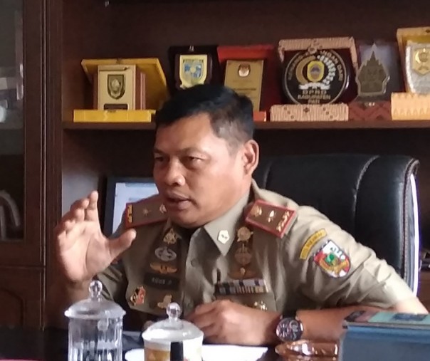 Kepala Satpol PP Pekanbaru Agus Pramono. Foto: Surya/Riau1.