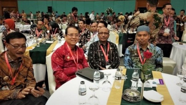 Asisten Administrasi Umum Pemkab Siak, Jamaludin saat menghadiri IISMEX 2019 di Jakarta Convention Center