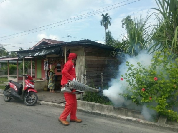 Proses Fogging Oleh Puskesmas Selatpanjang Kota