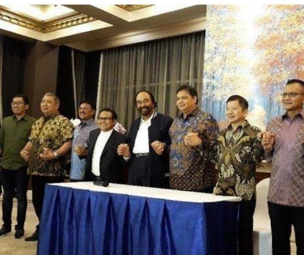 Koalisi petinggi partai politik pendukung Joko Widodo - Ma'ruf Amin (Foto: Istimewa/Internet)