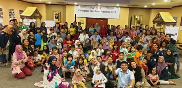 Antusias anak-anak saat mengikuti acara HAN 2019 yang ditaja RAPP