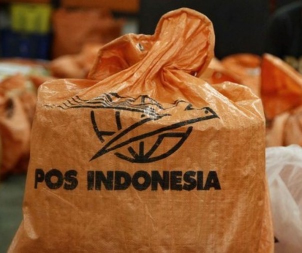 Paket berlogo PT Pos Indonesia. Foto: Detik.com.