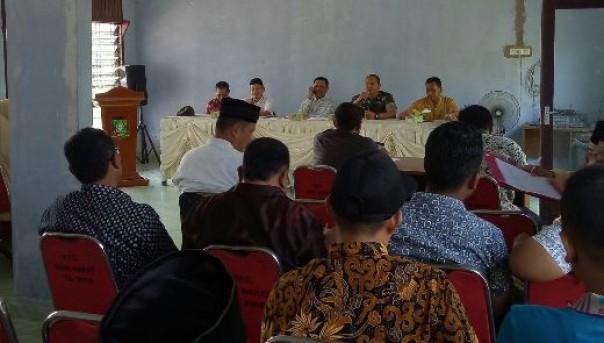 Rapat persiapan panitia HUT ke-74 RI tingkat Kecamatan Kuok