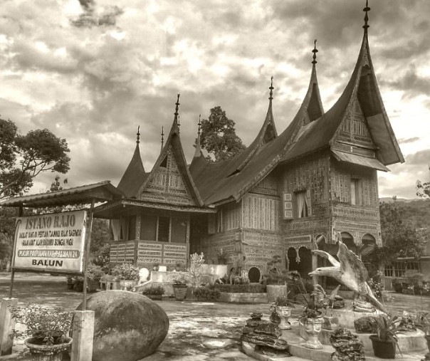Ilustrasi kediaman Raja Bagindo Ali (Foto: Istimewa/Internet)