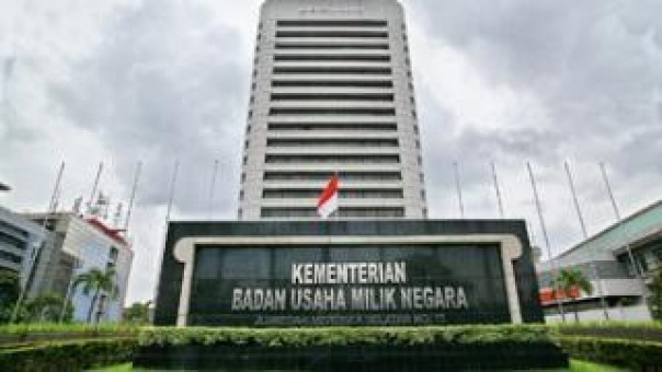 Kantor Kementerian BUMN di Jakarta. 