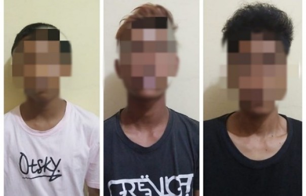Tiga pelaku diduga pencuri Kabel milik Disparporabud Inhil