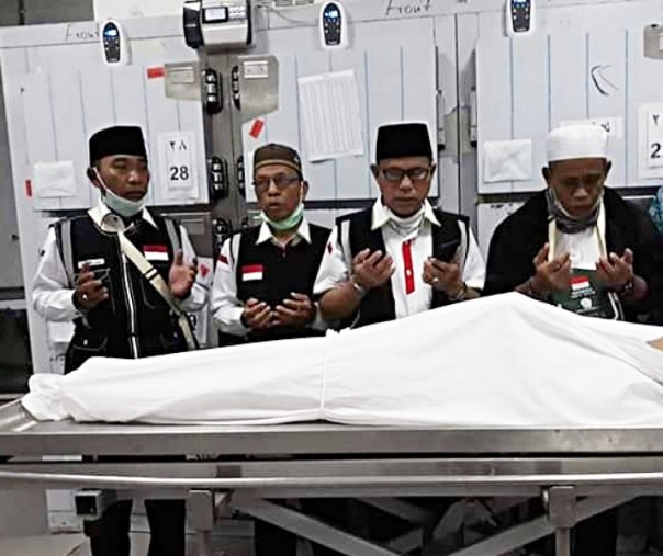 Sugiati Binti Saliman meninggal di Tanah Suci (Foto:Istimewa/ Pemandu Haji Daerah Provinsi Riau, Eka Putra Nazir)