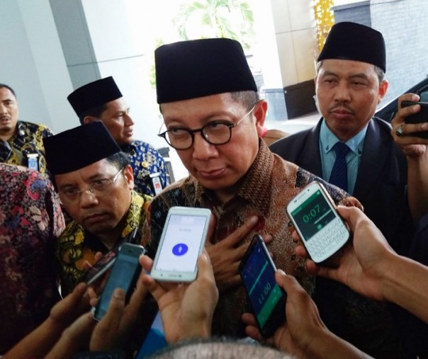 Menteri Agama (Menag), Lukman Hakim Saifuddin saat berada di Pekanbaru (Foto: Zar/Riau1.com)