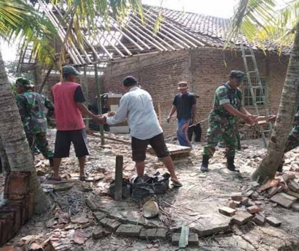 Dampak gempa bumi di Kecamatan Labuan, Pandeglang, Banten (Foto: Istimewa/Internet)