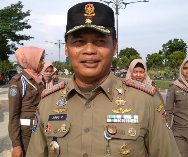 Kepala Satpol PP Pekanbaru Agus Pramono. Foto: Surya/Riau1.