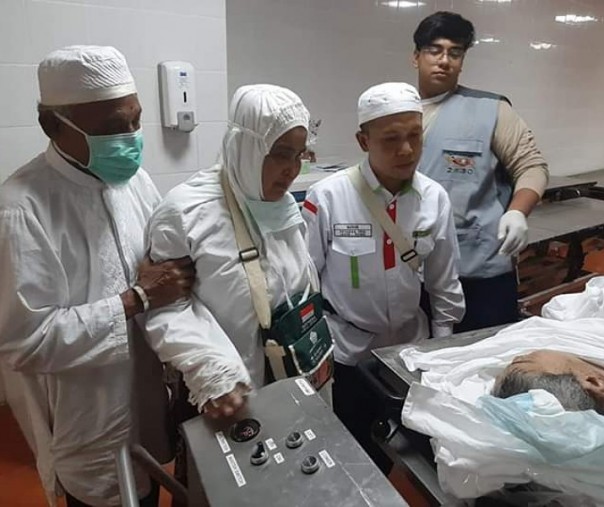 Jamaah haji asal Kampar meninggal dunia (Foto: Istimewa/Anggota Tim Pemandu Haji Daerah Provinsi Riau Eka Putra Nazir)