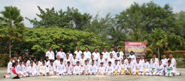 Para atlet karate binaan Pengcab Forki Inhil